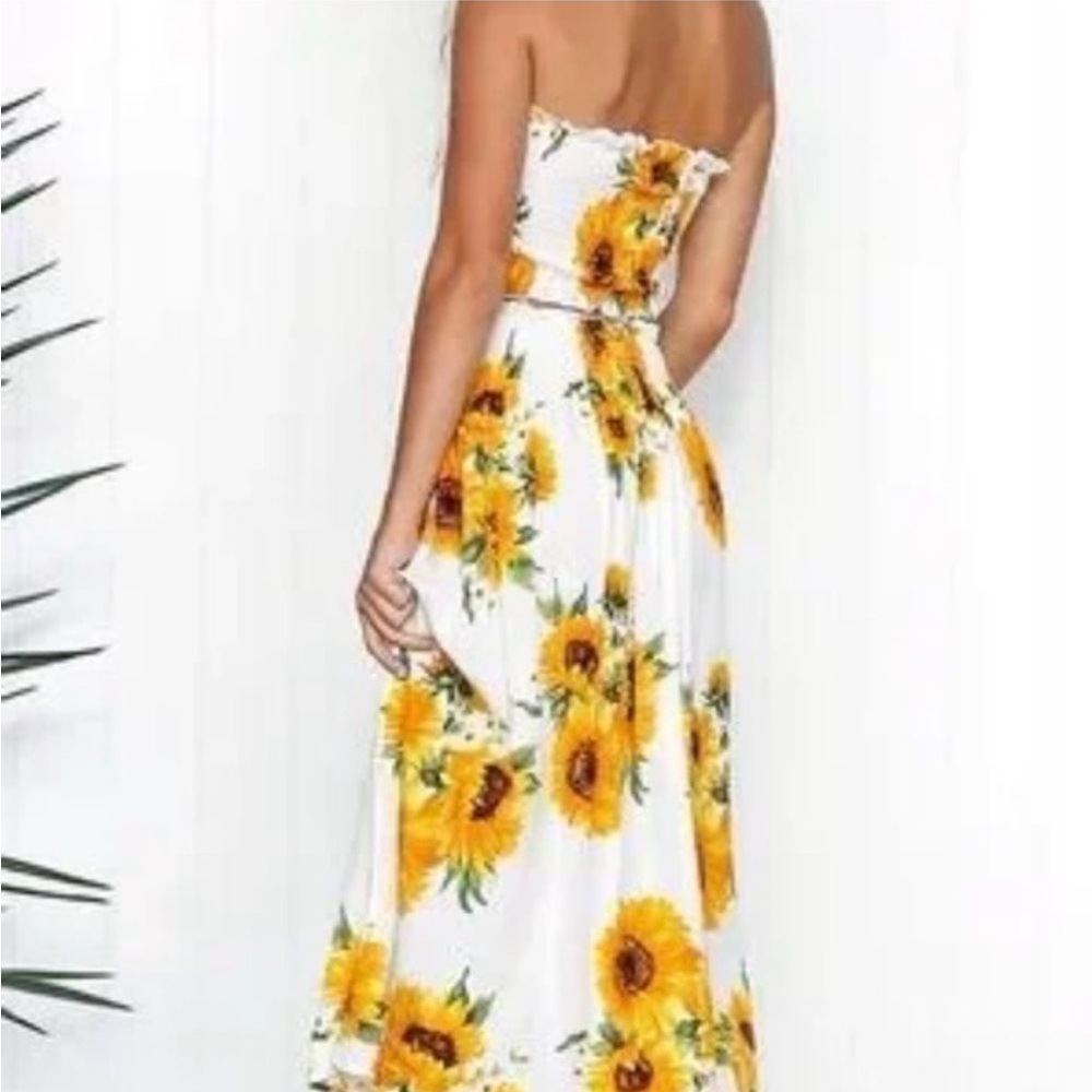Sunflower two-piece crop top and maxi skirt NWT SZ S - Picture 3 of 9
